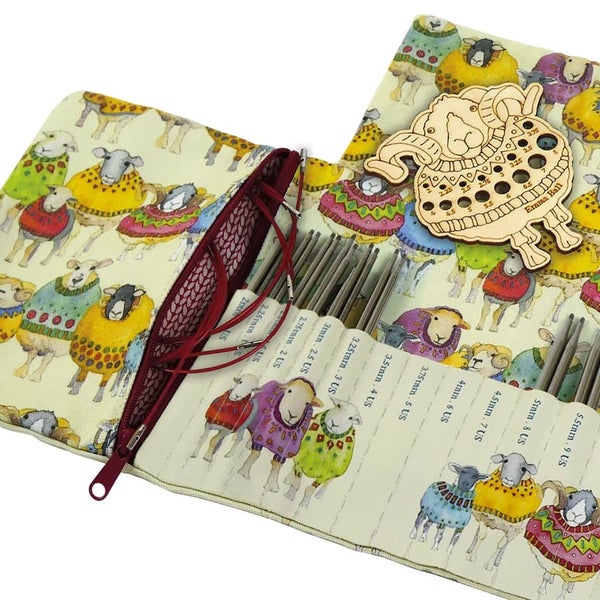 Puikkopussi vaihdettaville py&ouml;r&ouml;puikoille ja virkkuukoukuille