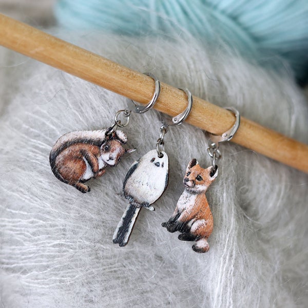 Pyryn ja kamujen Silmukkamerkki setti / Minikorvislajitelma