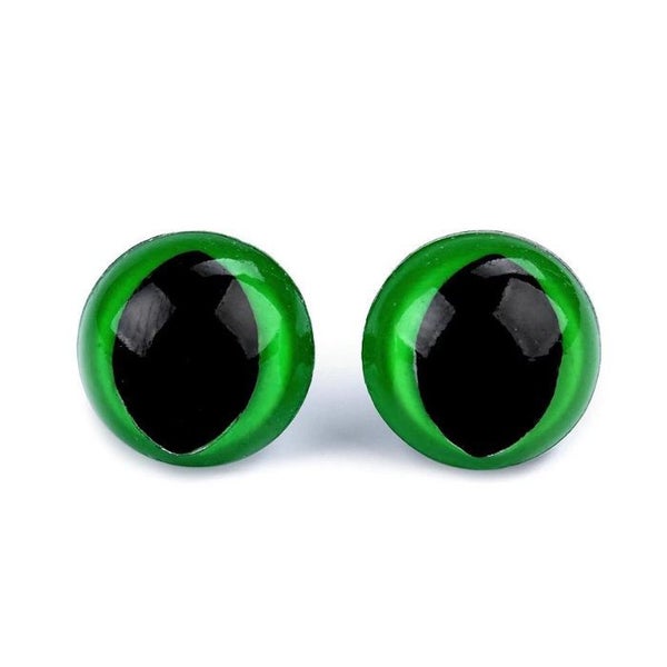 Turvasilm&auml;t, kissa 14mm vihre&auml;