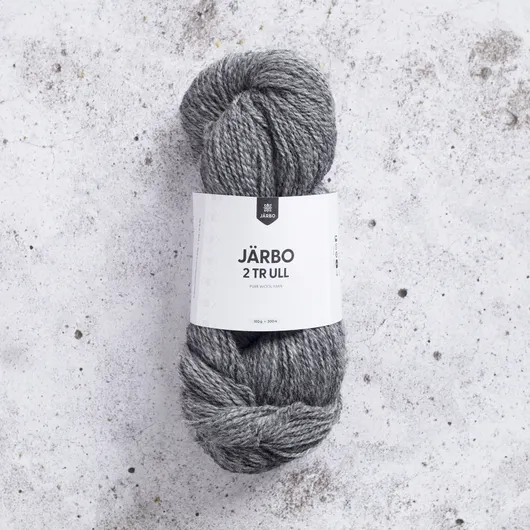 J&auml;rbo Svensk Ull 2 tr 100g - Ruotsalainen 2 s&auml;ikeinen villalanka 100g
