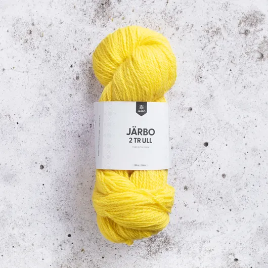 J&auml;rbo Svensk Ull 2 tr 100g - Ruotsalainen 2 s&auml;ikeinen villalanka 100g