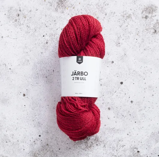 J&auml;rbo Svensk Ull 2 tr 100g - Ruotsalainen 2 s&auml;ikeinen villalanka 100g