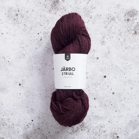 J&auml;rbo Svensk Ull 2 tr 100g - Ruotsalainen 2 s&auml;ikeinen villalanka 100g
