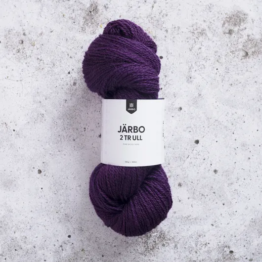 J&auml;rbo Svensk Ull 2 tr 100g - Ruotsalainen 2 s&auml;ikeinen villalanka 100g