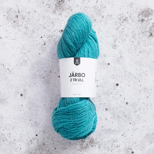 J&auml;rbo Svensk Ull 2 tr 100g - Ruotsalainen 2 s&auml;ikeinen villalanka 100g
