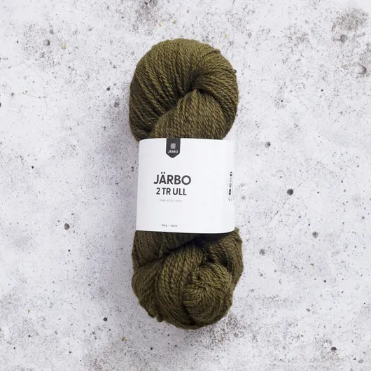 J&auml;rbo Svensk Ull 2 tr 100g - Ruotsalainen 2 s&auml;ikeinen villalanka 100g