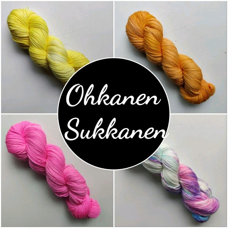 SKEINFINITY Ohkanen sukkanen 4ply 100g